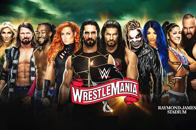 WWE WrestleMania 36 2020 Part 1 720p WEBRip x264-DLW