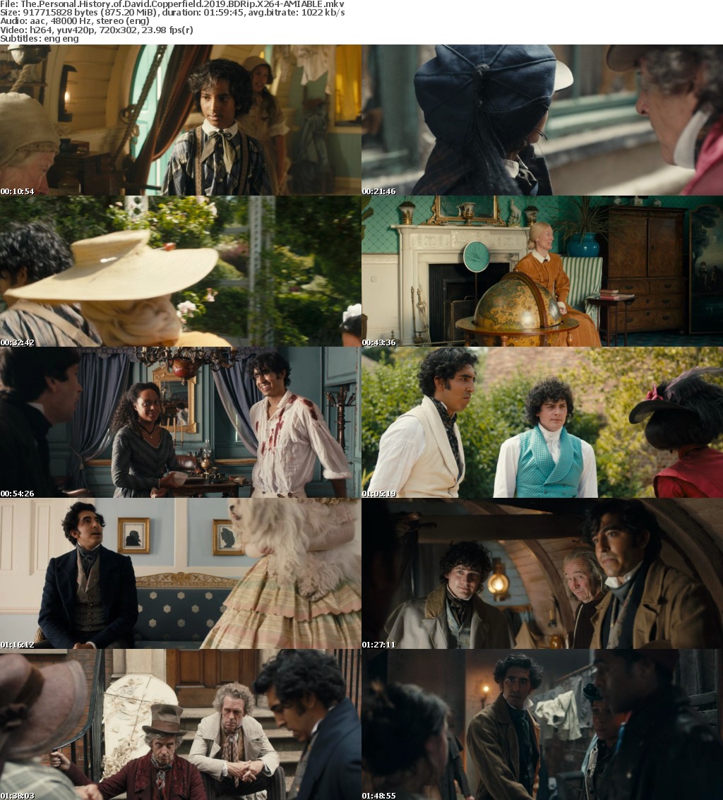 The Personal History of David Copperfield 2019 BDRip X264-AMIABLE