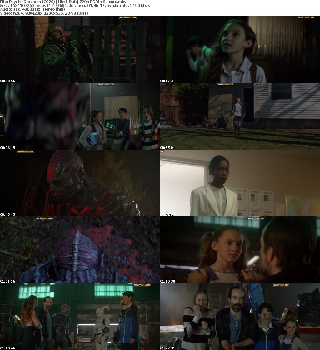 Psycho Goreman (2020) Hindi Dub 720p BDRip Saicord