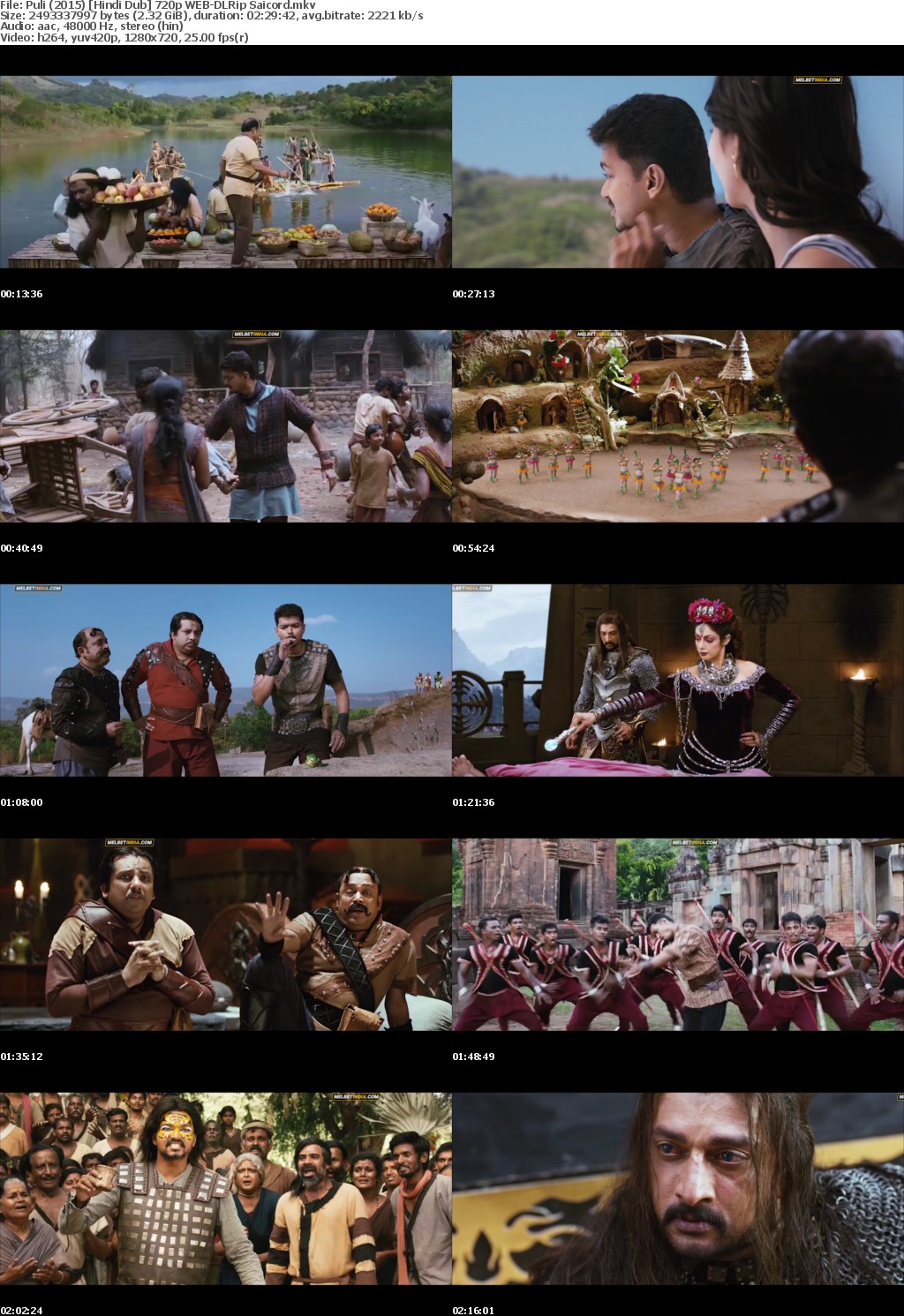 Puli (2015) Hindi Dub 720p WEB-DLRip Saicord