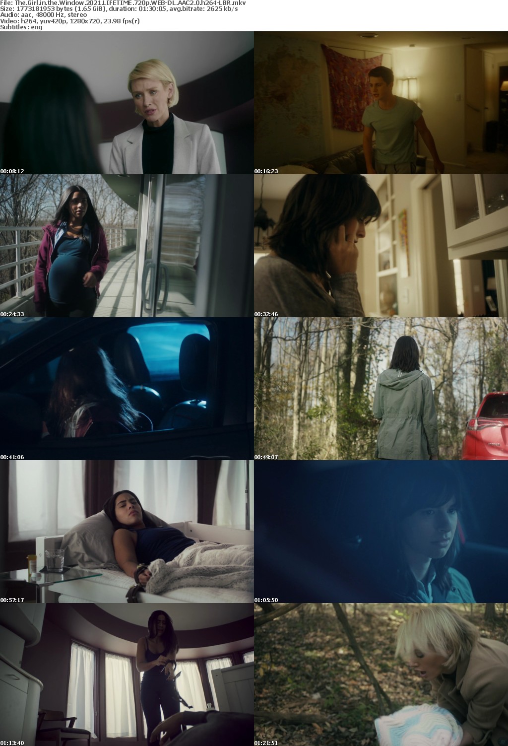 The Girl In The Window 2021 LIFETIME 720p WEB-DL AAC2 0 H264-LBR