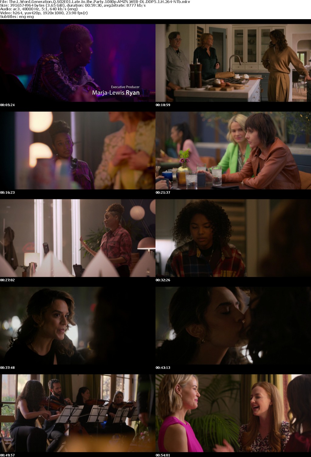 The L Word Generation Q S02E01 Late to the Party 1080p AMZN WEBRip DDP5 1 x264-NTb