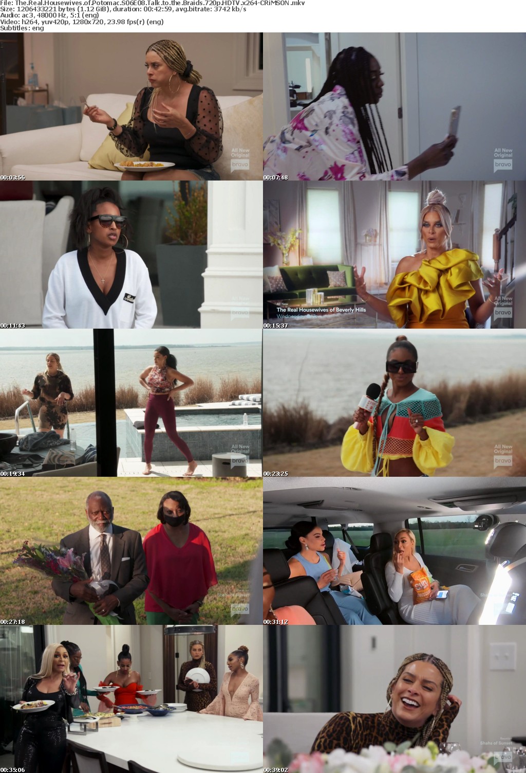 The Real Housewives of Potomac S06E08 Talk to the Braids 720p HDTV x264-CRiMSON