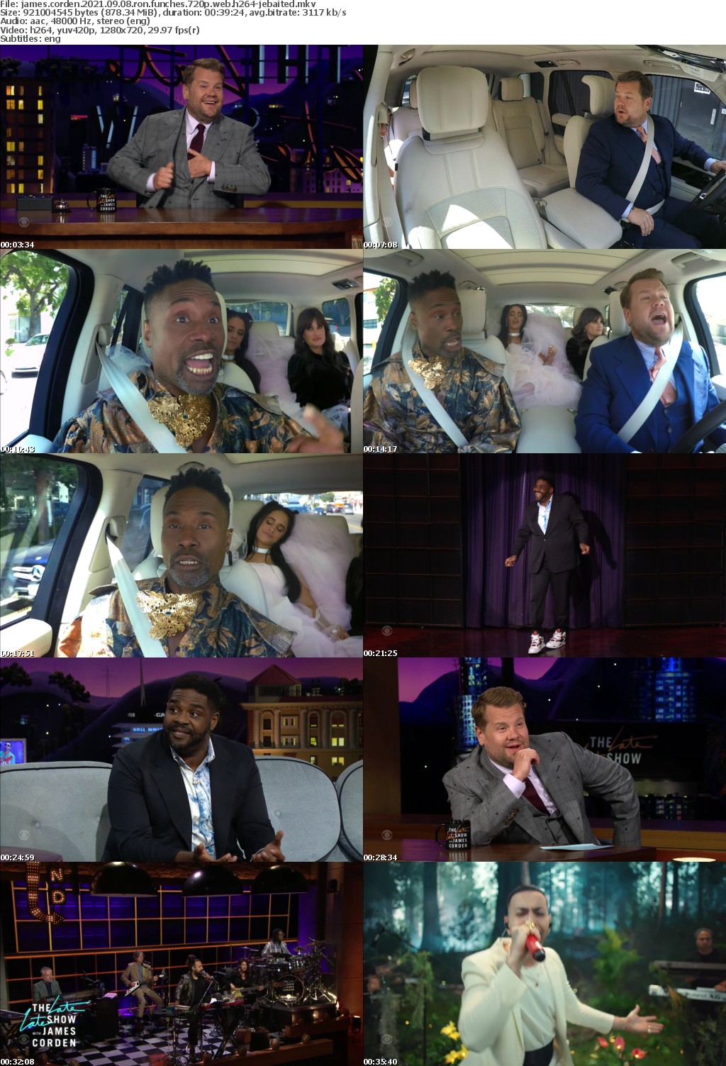 James Corden 2021 09 08 Ron Funches 720p WEB H264-JEBAITED