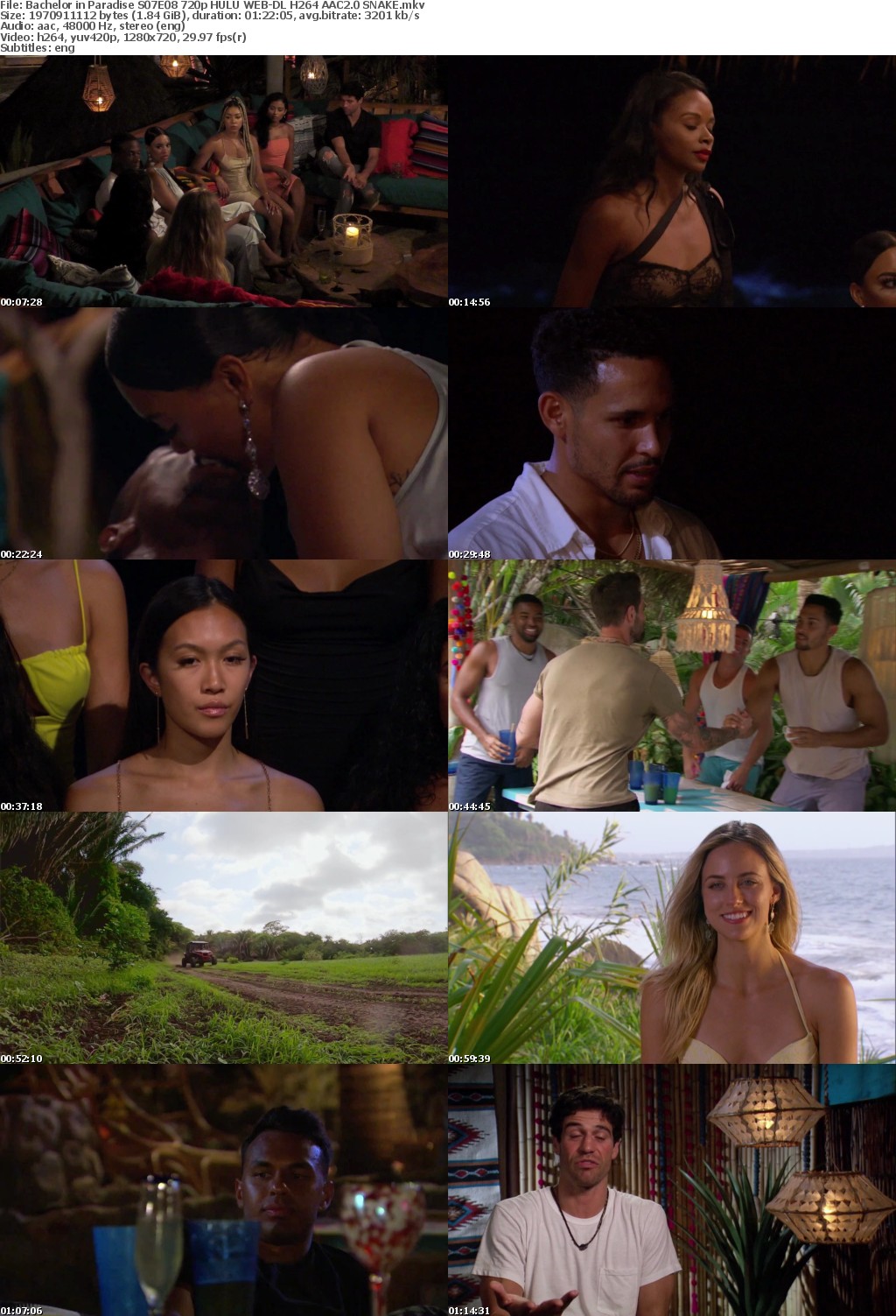Bachelor in Paradise S07E08 720p HULU WEB-DL H264 AAC2 0 SNAKE
