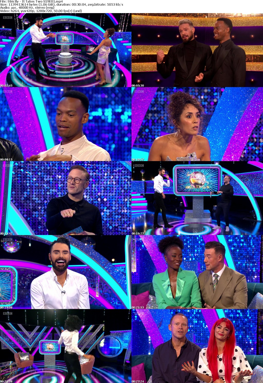 Strictly - It Takes Two S19E01 (1280x720p HD, 50fps, soft Eng subs)
