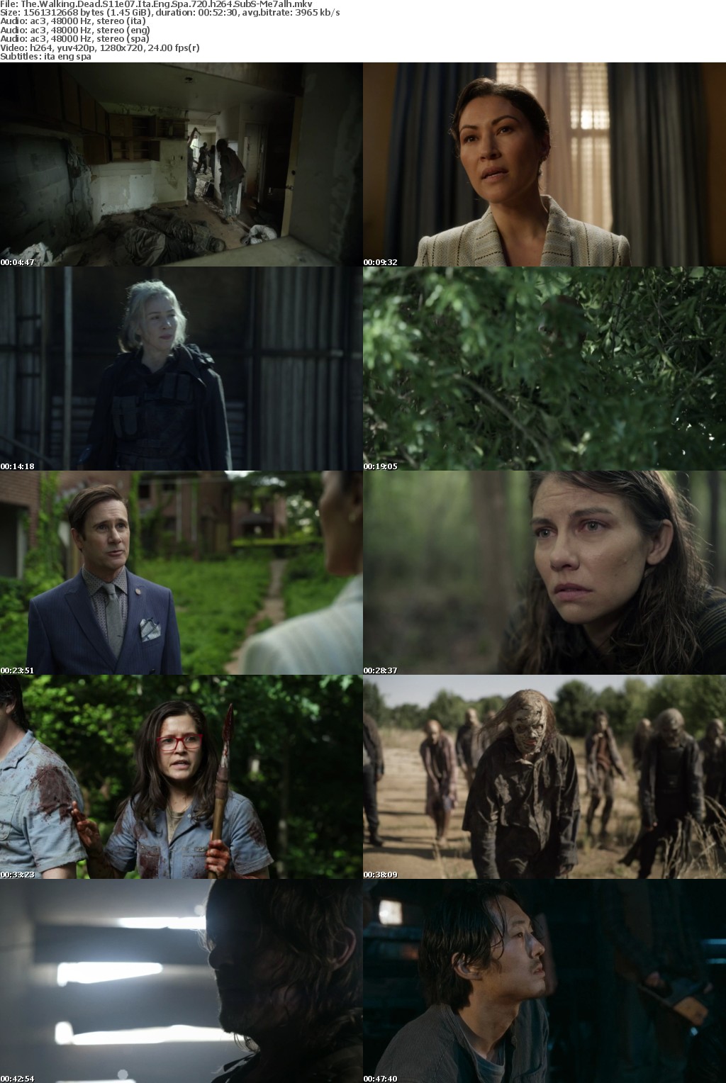 The Walking Dead S11e07 720p Ita Eng Spa SubS MirCrewRelease byMe7alh