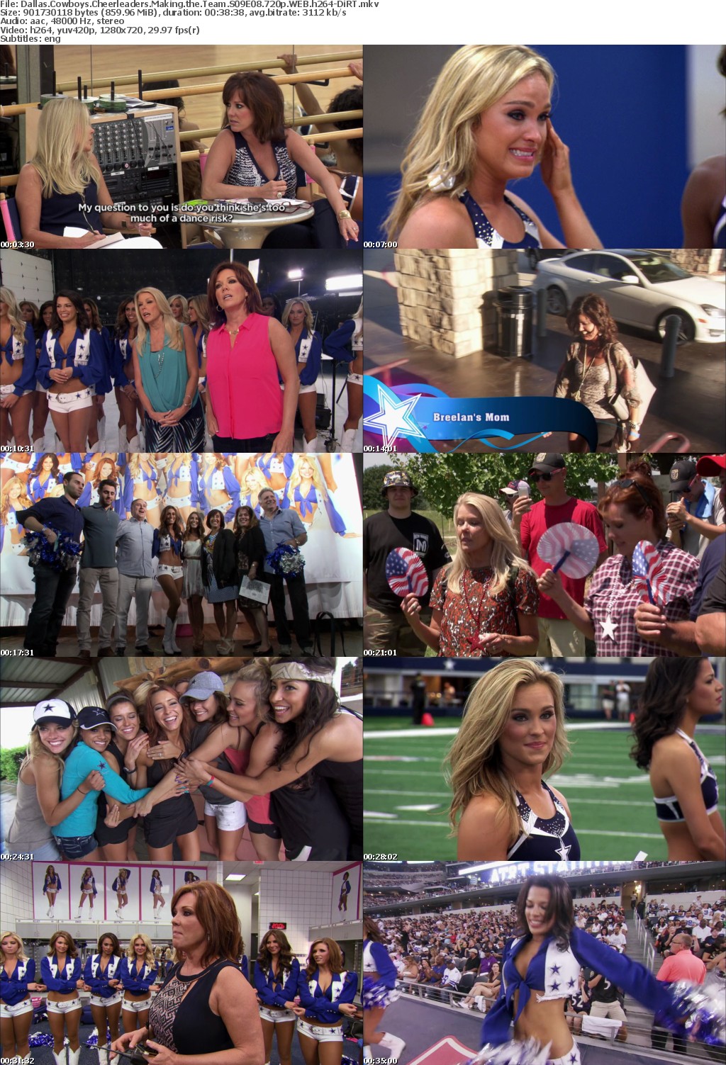 Dallas Cowboys Cheerleaders Making the Team S09E08 720p WEB h264-DiRT
