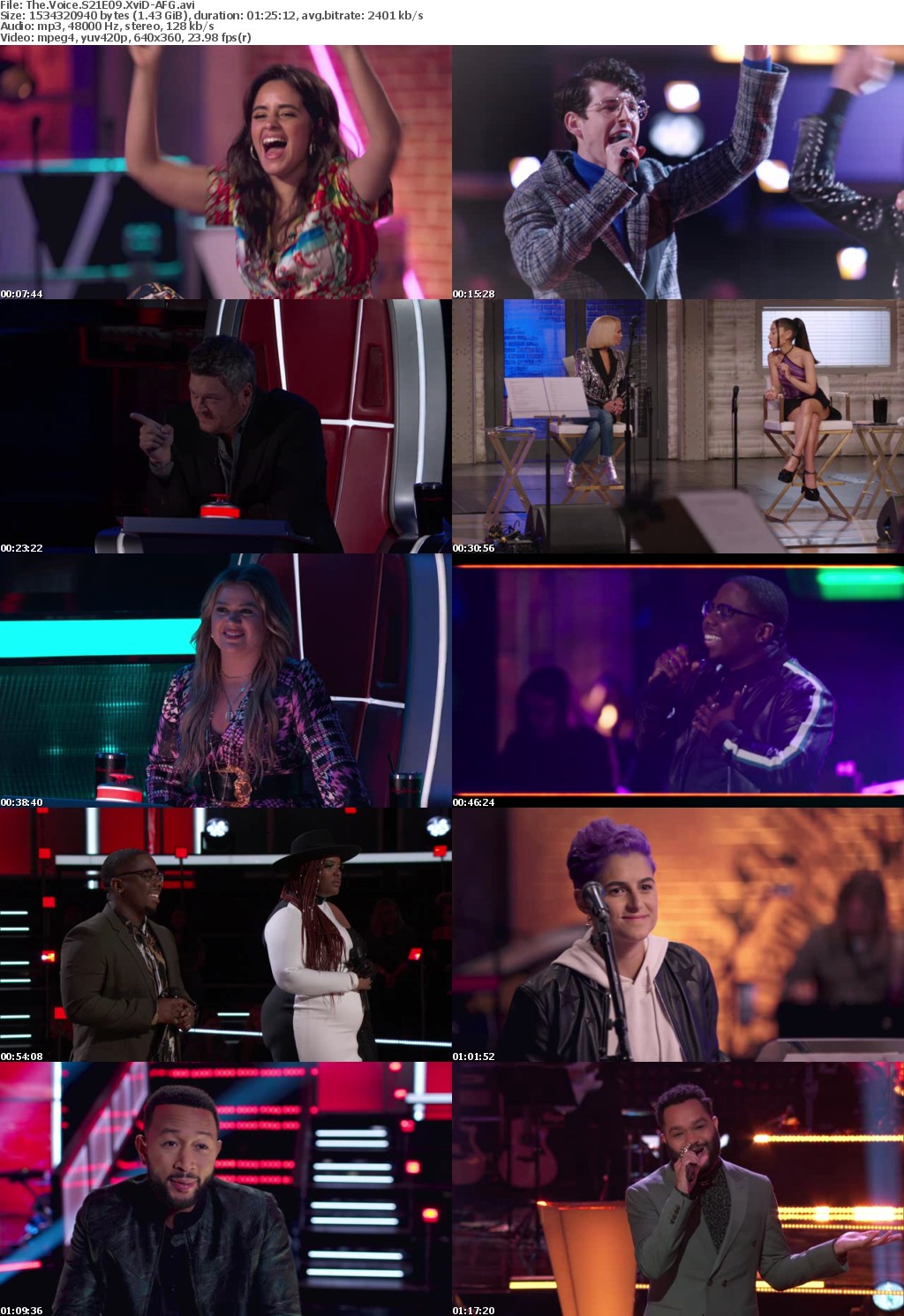 The Voice S21E09 XviD-AFG