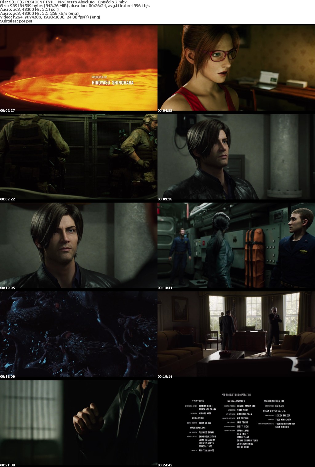 Resident Evil No Escuro Absoluto 01 TEMPORADA Resident Evil Infinite Darkness s01 1080p DUAL AlienVot