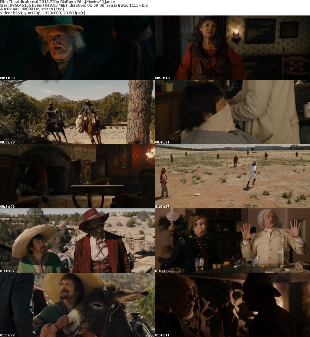 The Ridiculous 6 (2015) 720p BluRay x264 - Moviesfd