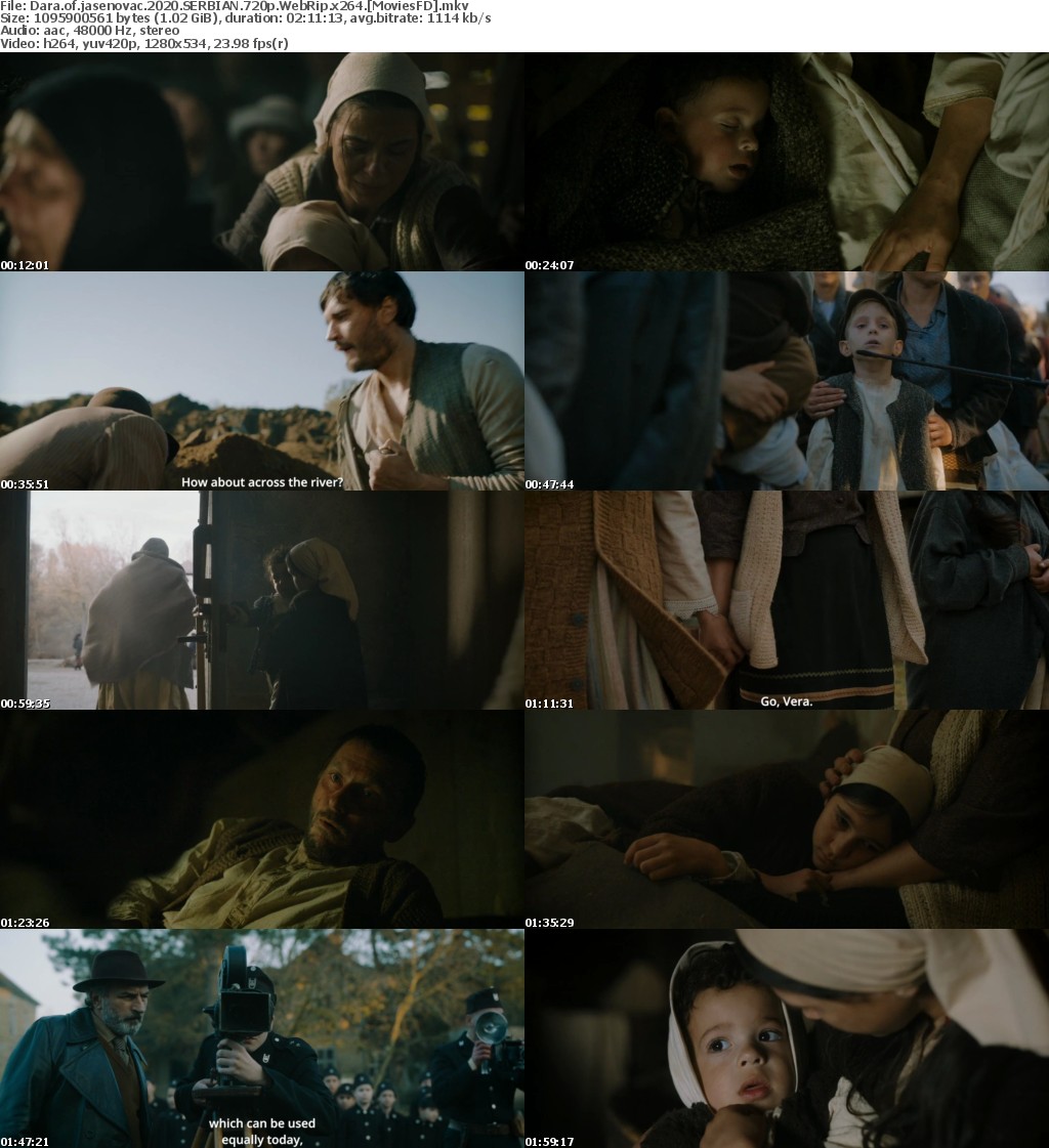 Dara Of Jasenovac (2020) Serbian 720p WebRip x264 - MoviesFD
