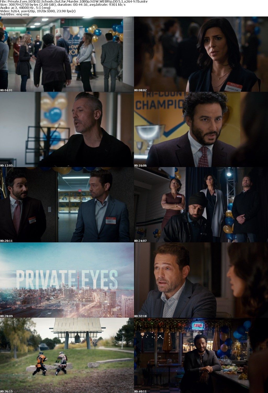 Private Eyes S05E02 Schools Out for Murder 1080p NOW WEBRip DD5 1 x264-NTb
