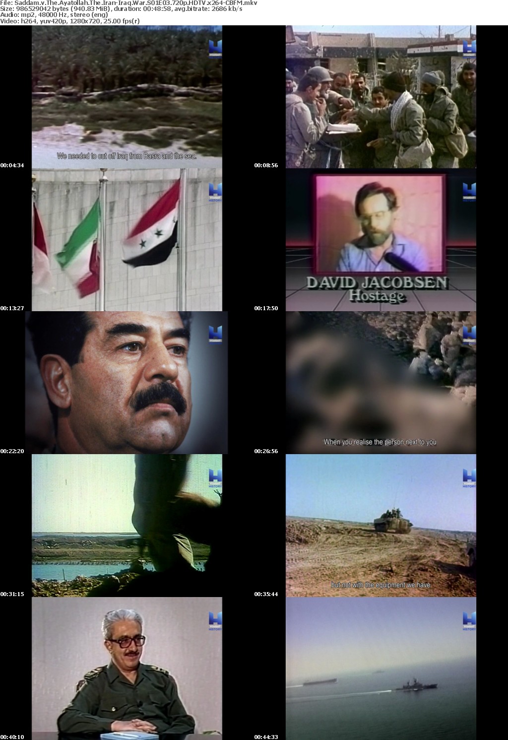 Saddam v The Ayatollah The Iran-Iraq War S01E03 720p HDTV x264-CBFM