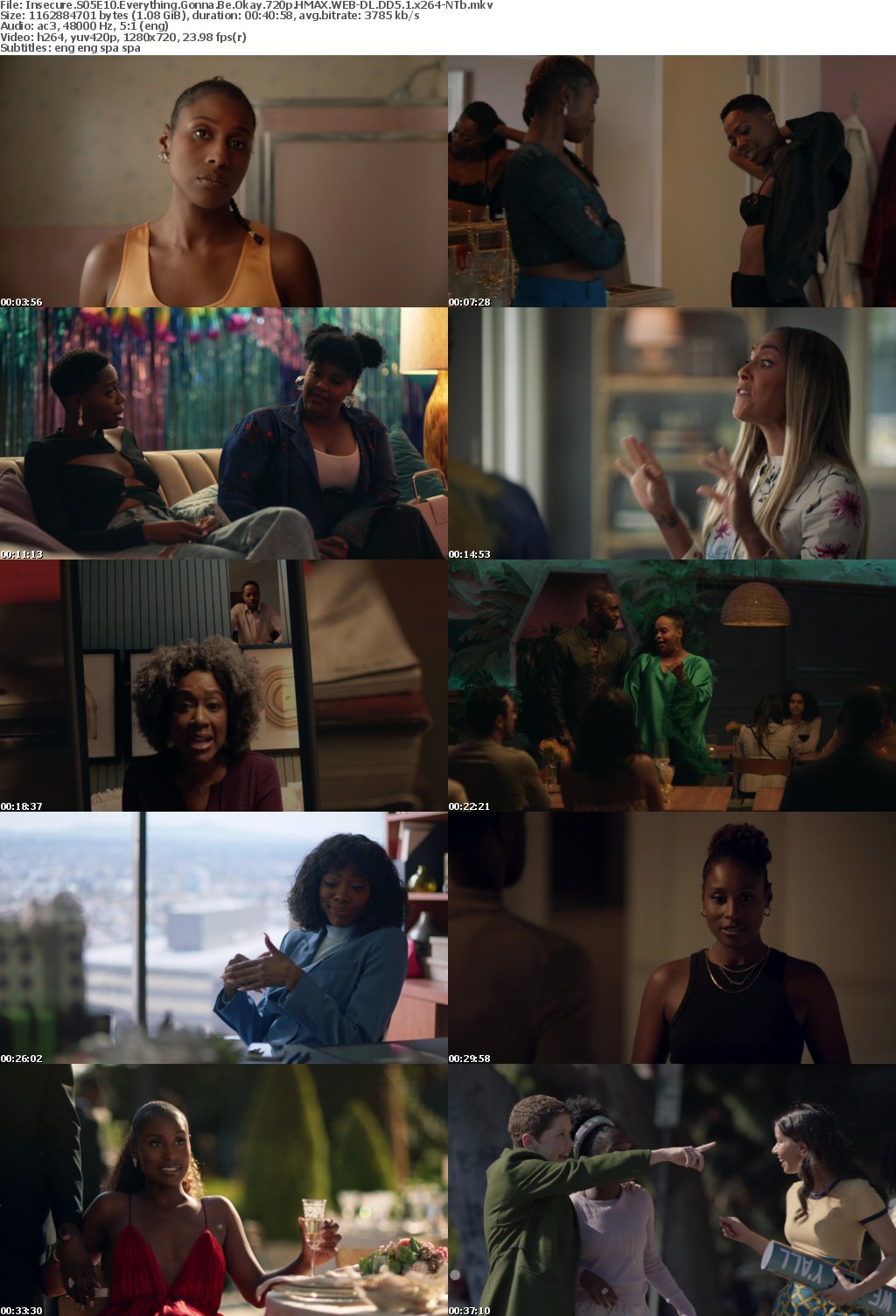 Insecure S05E10 Everything Gonna Be Okay 720p HMAX WEBRip DD5 1 x264-NTb