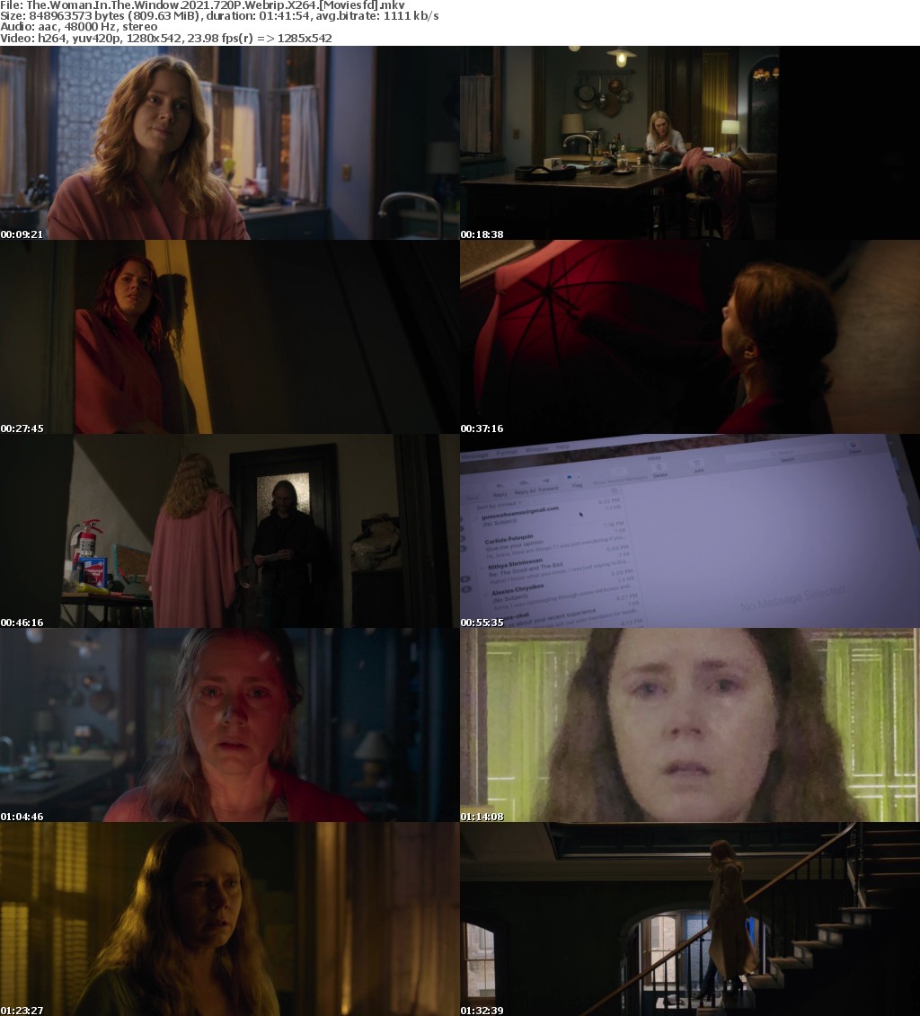 The Woman In The Window (2021) 720P WebRip x264 - MoviesFD