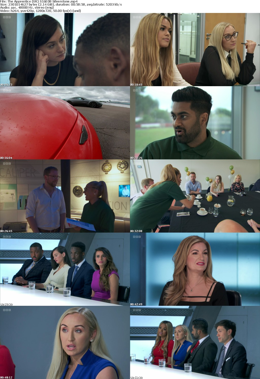 The Apprentice (UK) S16E08 Silverstone (1280x720p HD, 50fps, soft Eng subs)