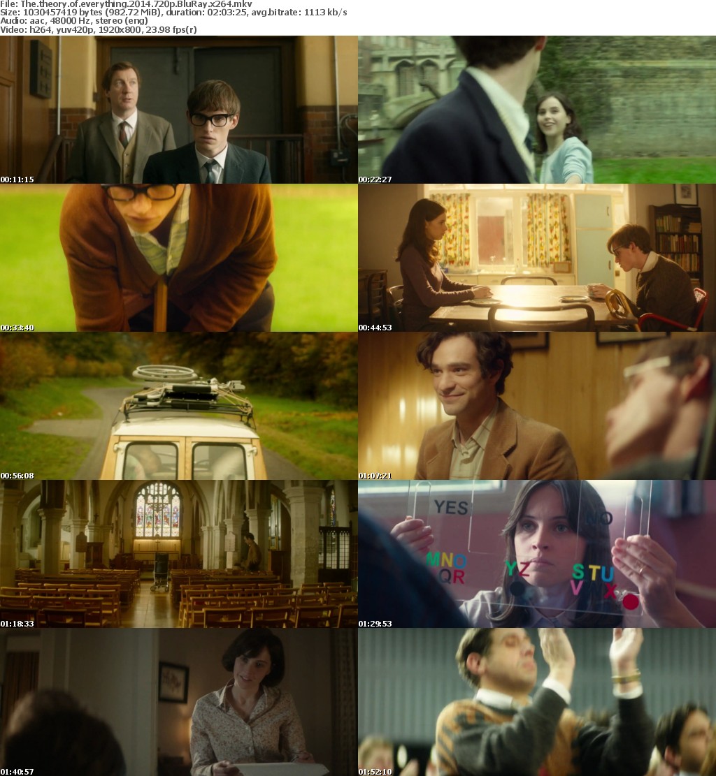 The Theory of Everything (2014) 720p BluRay x264 - MoviesFD
