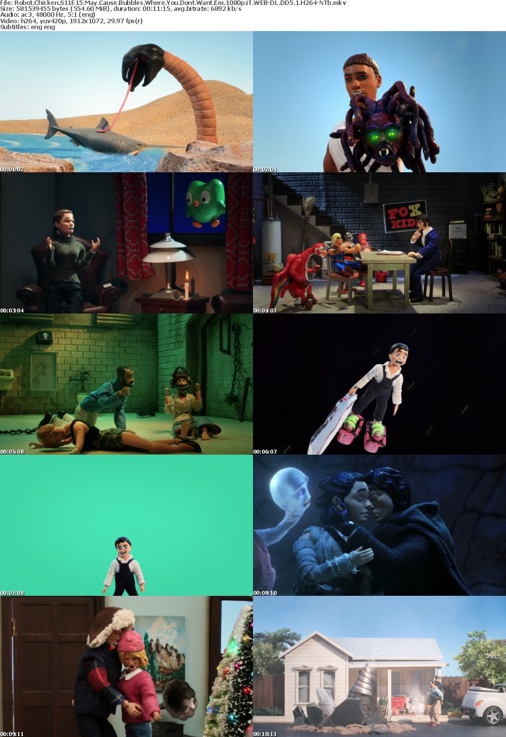 Robot Chicken S11E15 May Cause Bubbles Where You Dont Want Em 1080p WEB-DL DD5 1 H264-NTb