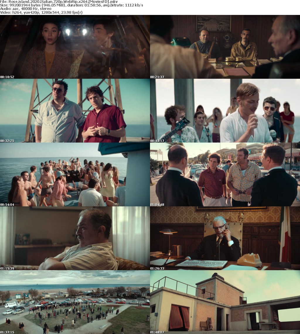 Rose Island (2020) Italian 720p WebRip x264 - MoviesFD