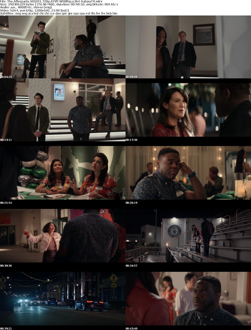 The Afterparty S01 COMPLETE 720p ATVP WEBRip x264-GalaxyTV