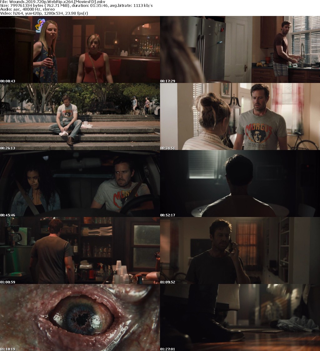 Wounds (2019) 720p WebRip x264 - MoviesFD