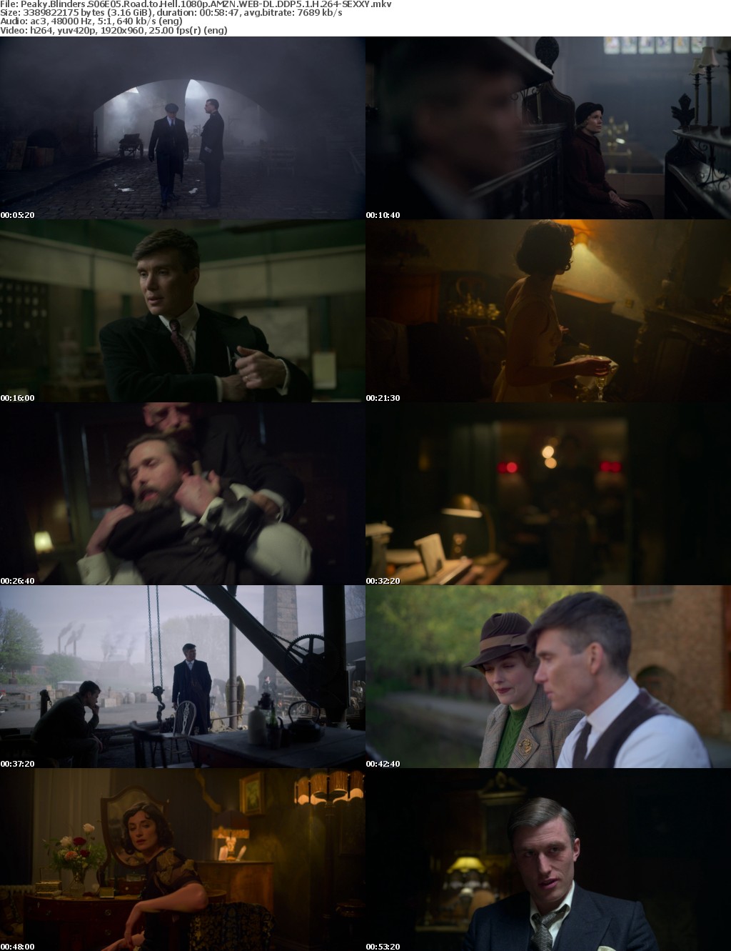 Peaky Blinders S06E05 Road to Hell 1080p AMZN WEB-DL DDP5 1 H 264-SEXXY