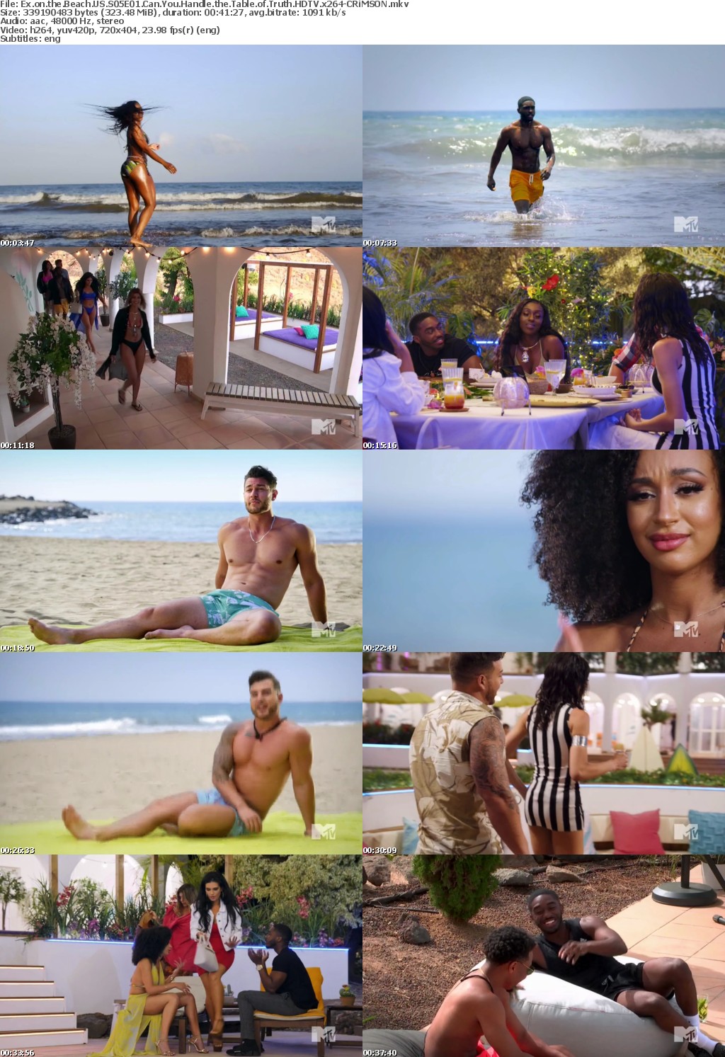 Ex on the Beach US S05E01 Can You Handle the Table of Truth HDTV x264-CRiMSON