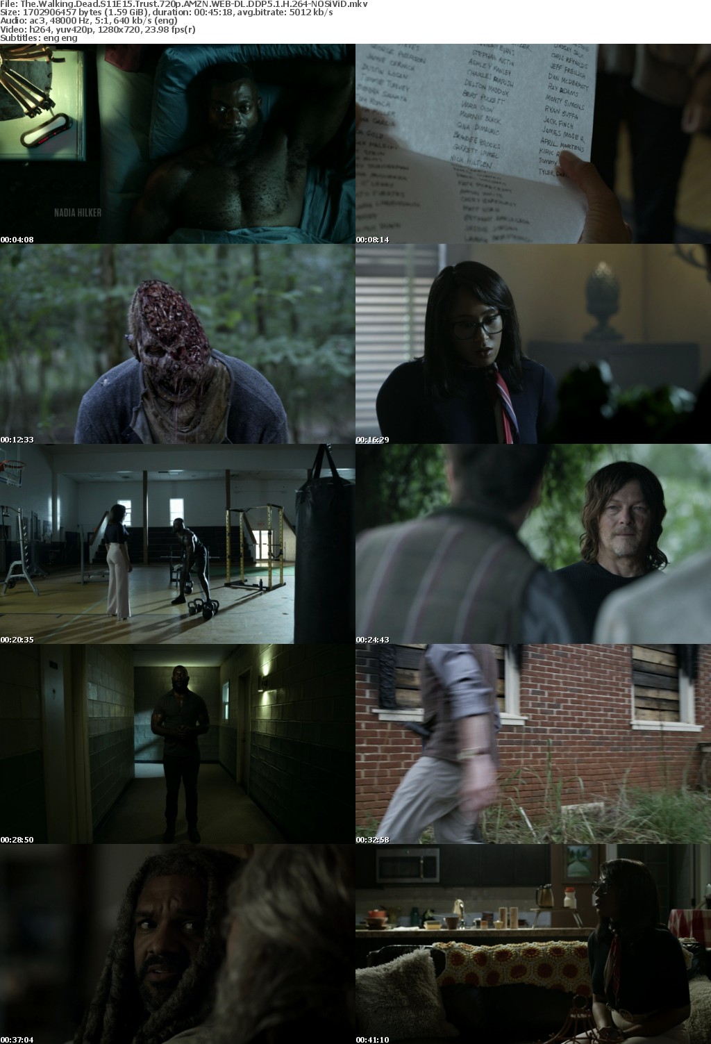 The Walking Dead S11E15 Trust 720p AMZN WEBRip DDP5 1 x264-NOSiViD