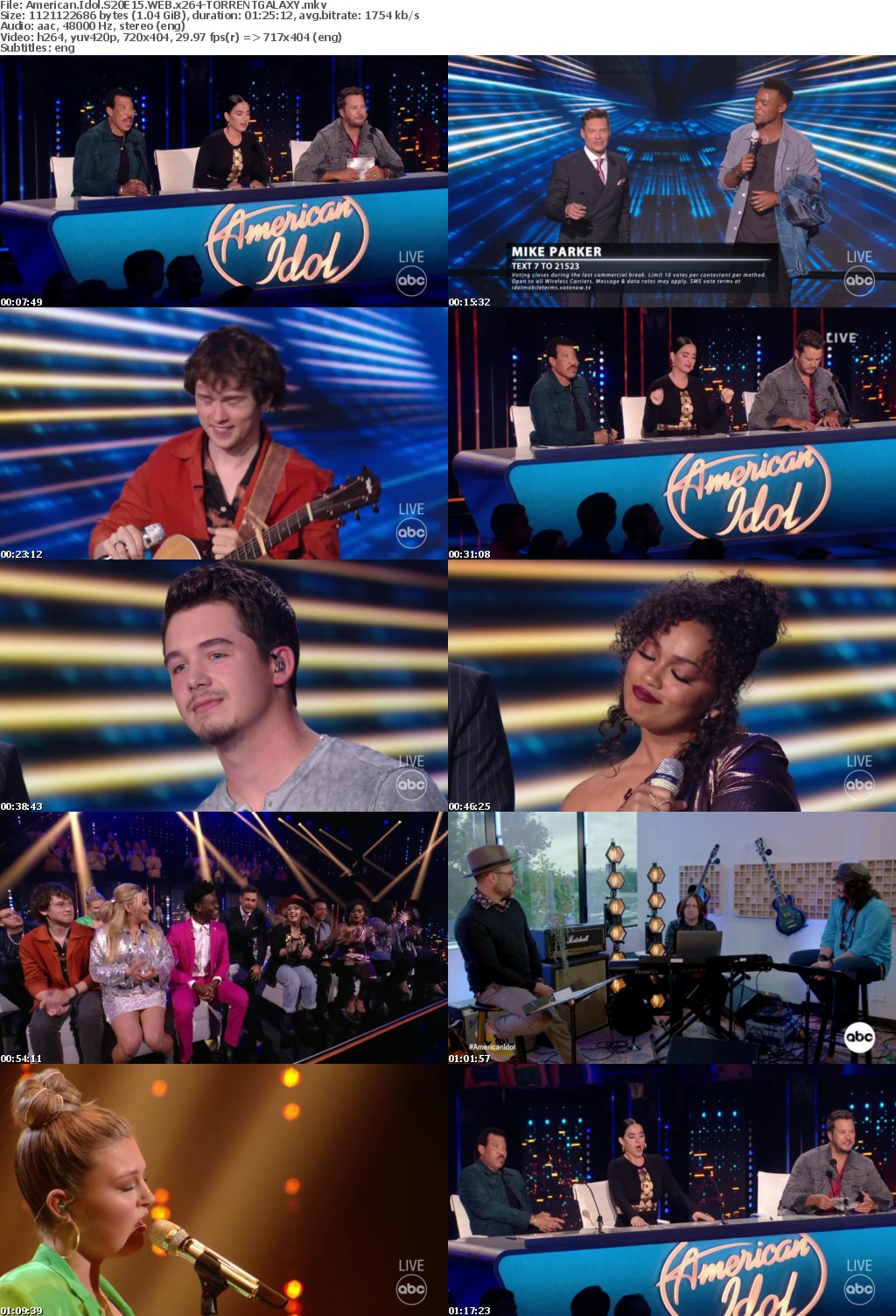 American Idol S20E15 WEB x264-GALAXY