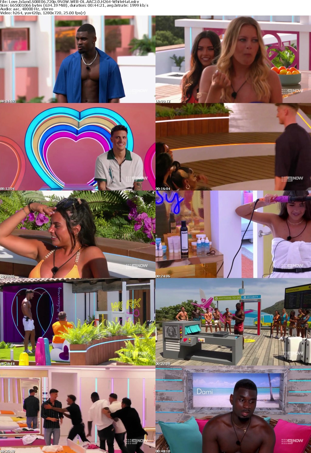 Love Island S08E06 720p 9NOW WEB-DL AAC2 0 H264-WhiteHat
