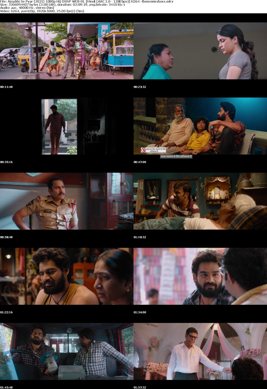 Ajnabhi Se Pyar (2021) 1080p HQ DSNP WEB-DL Hindi (AAC 2 0 - 128Kbps) H264 -themoviesboss