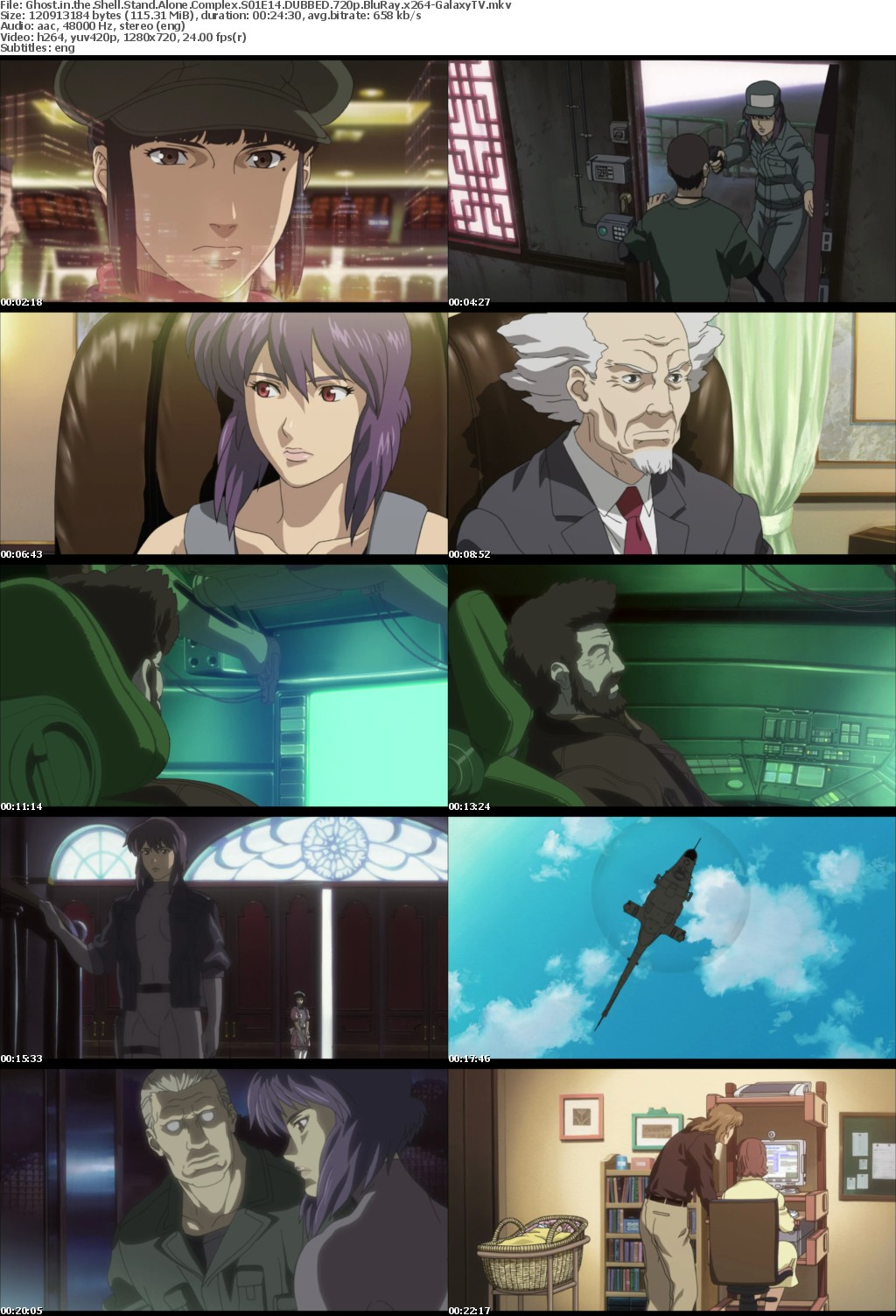Ghost in the Shell Stand Alone Complex S01 COMPLETE DUBBED 720p BluRay x264-GalaxyTV