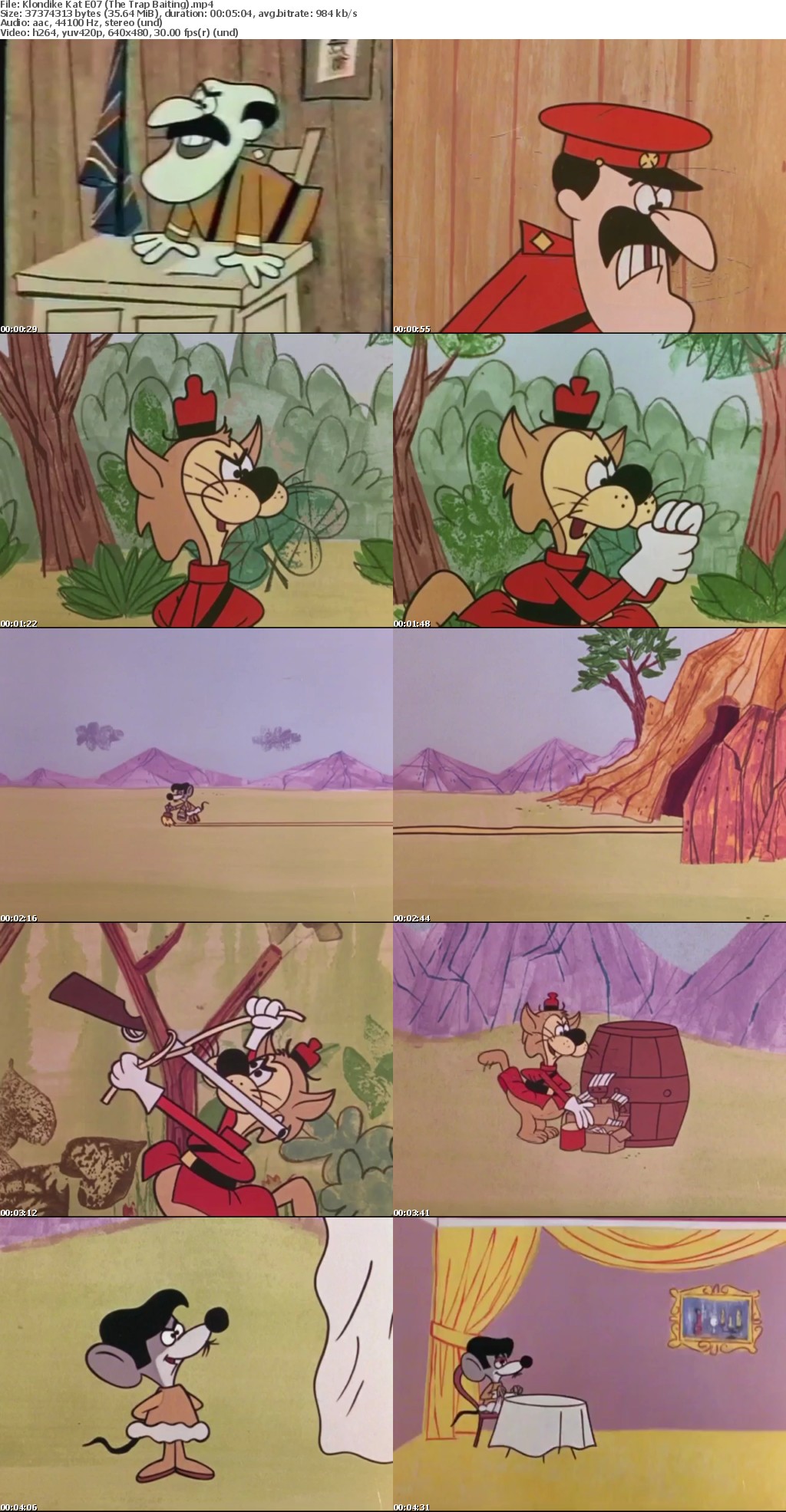 Klondike Kat (Cartoon series collection in MP4 format) lando18