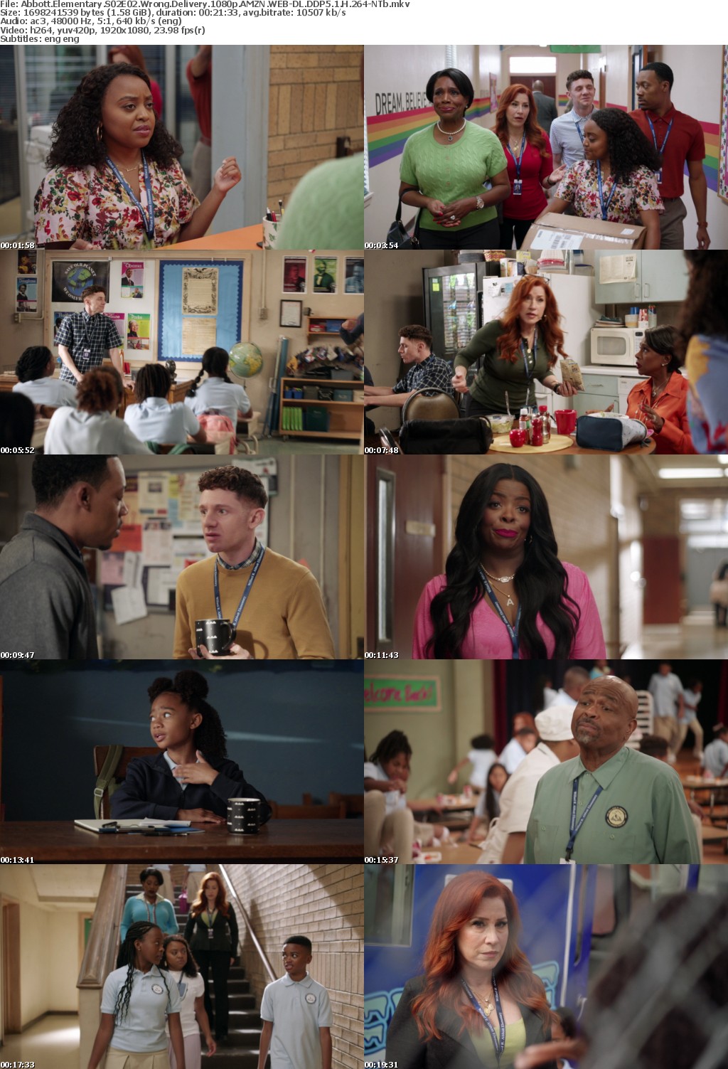 Abbott Elementary S02E02 Wrong Delivery 1080p AMZN WEBRip DDP5 1 x264-NTb