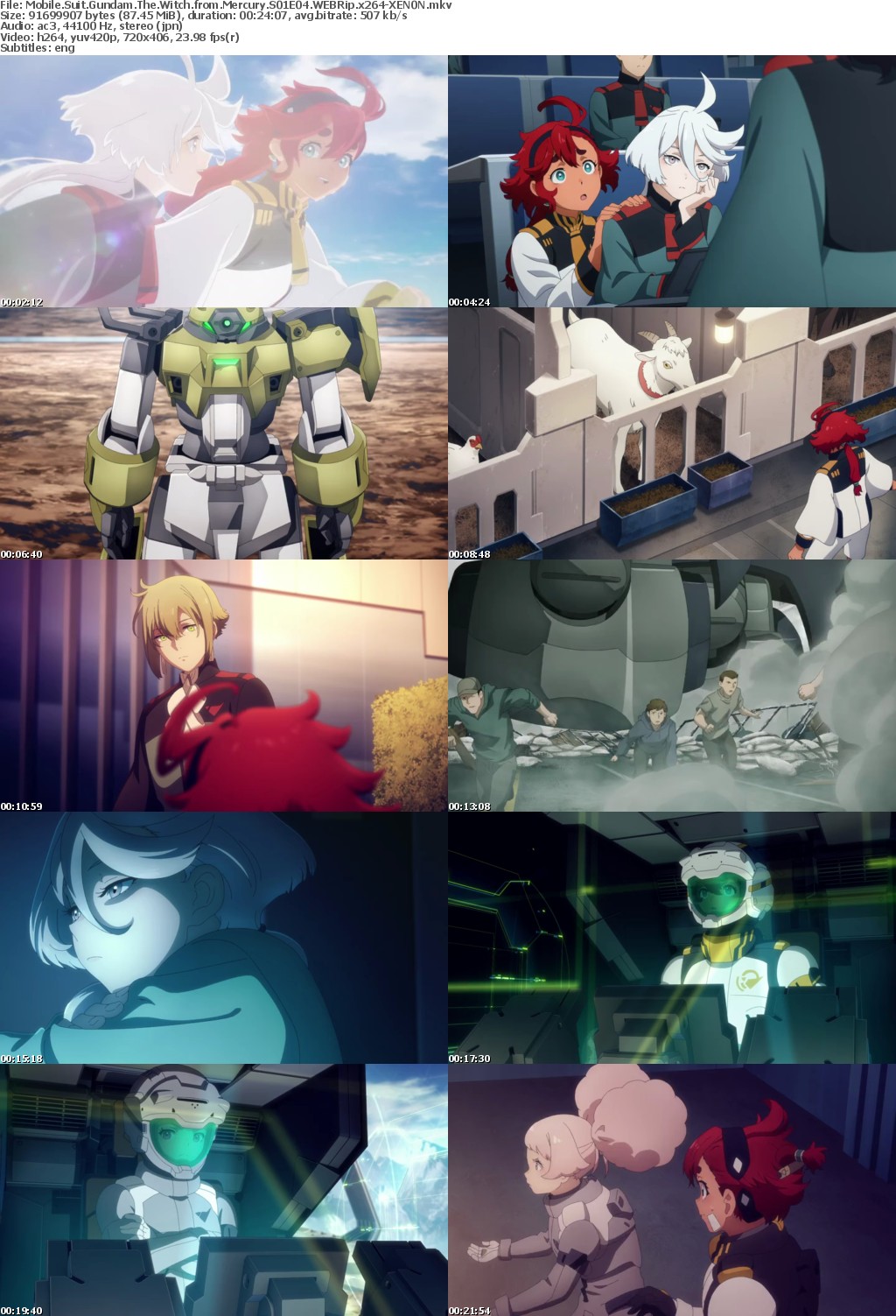 Mobile Suit Gundam The Witch from Mercury S01E04 WEBRip x264-XEN0N