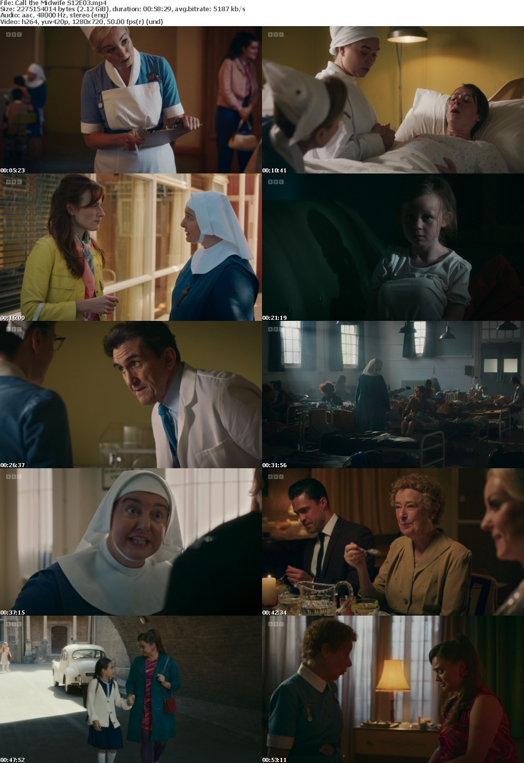 Call the Midwife S12E03 (1280x720p HD, 50fps, soft Eng subs)
