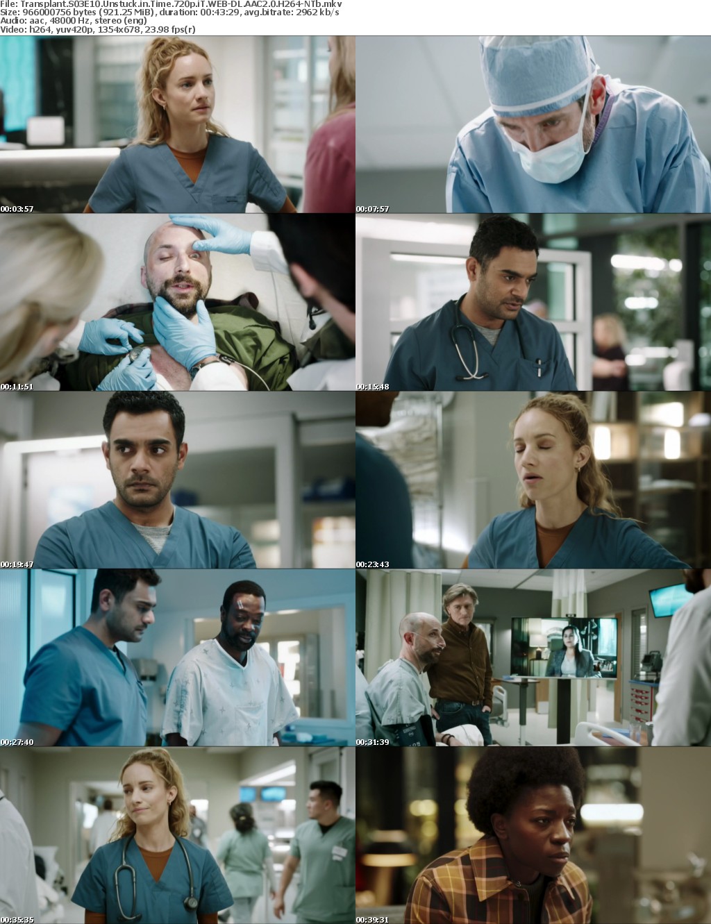 Transplant S03E10 Unstuck in Time 720p WEB-DL AAC2 0 H264-NTb