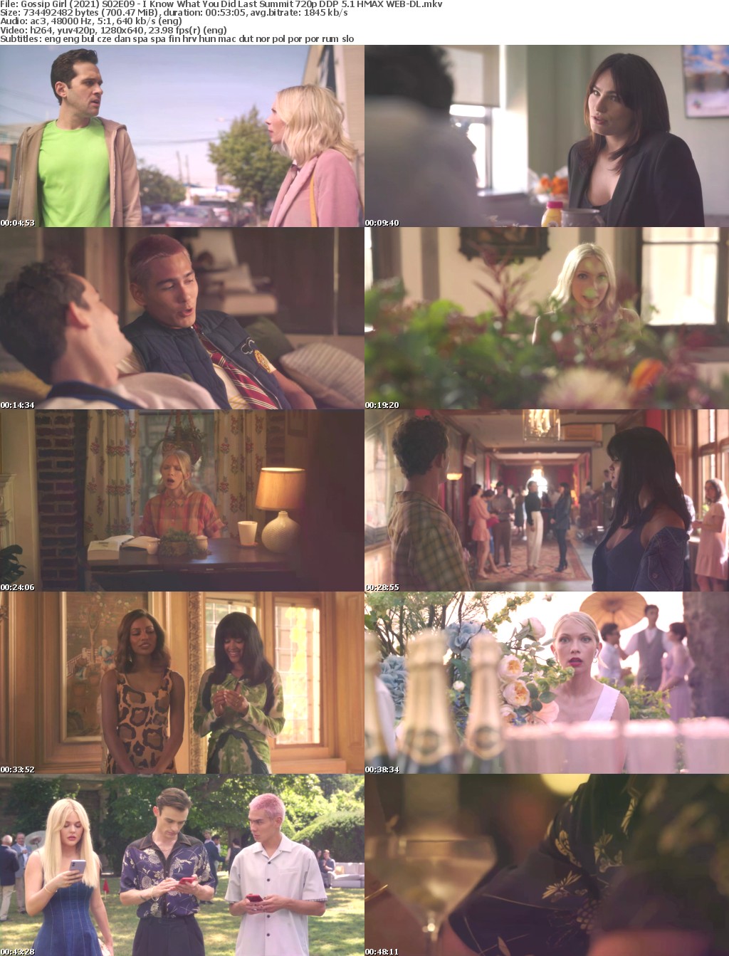 Gossip Girl (2021) S02E09 - I Know What You Did Last Summit 640p DDP 5 1 HMAX WEB-DL