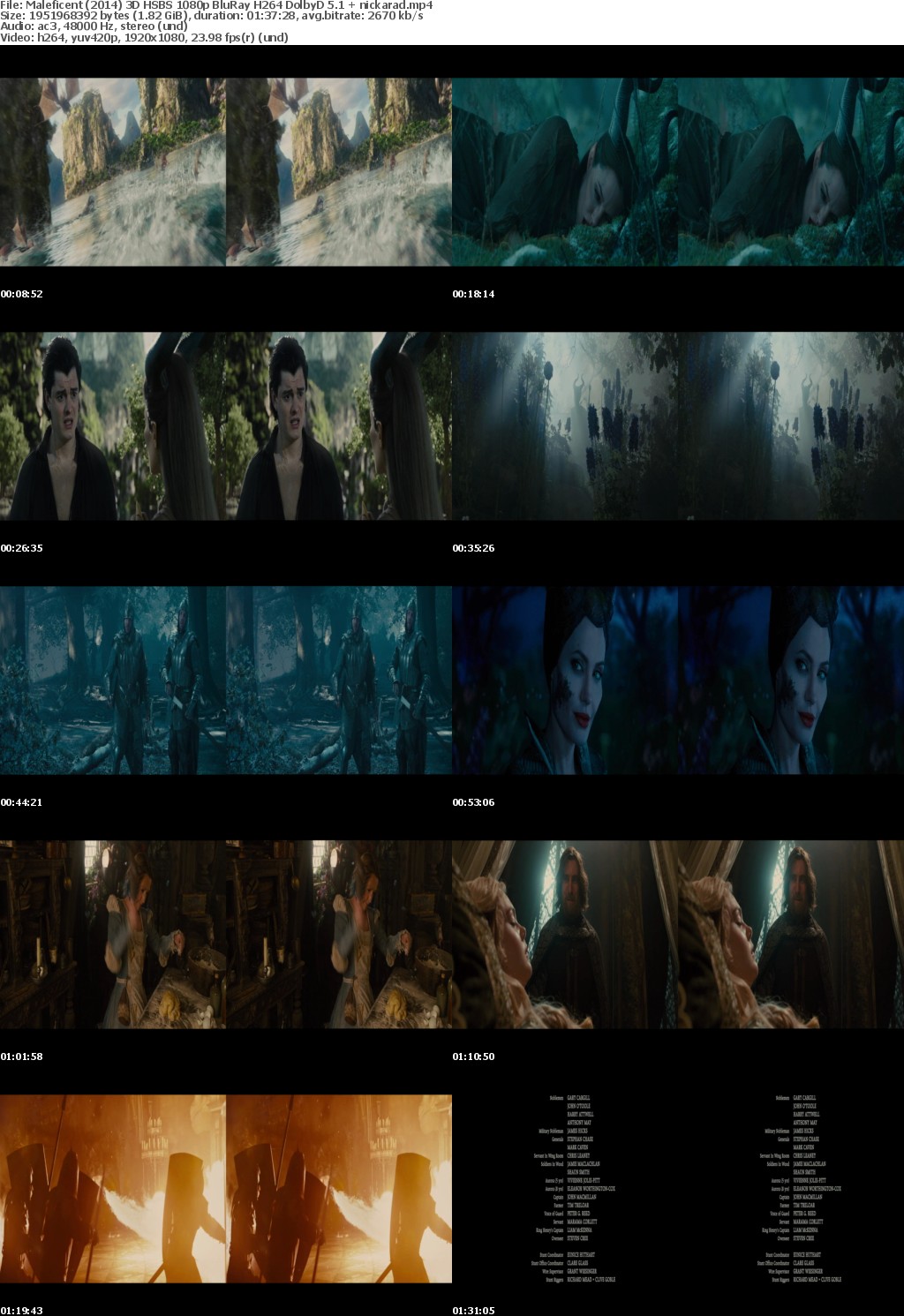 Maleficent (2014) 3D HSBS 1080p BluRay H264 DolbyD 5 1 nickarad