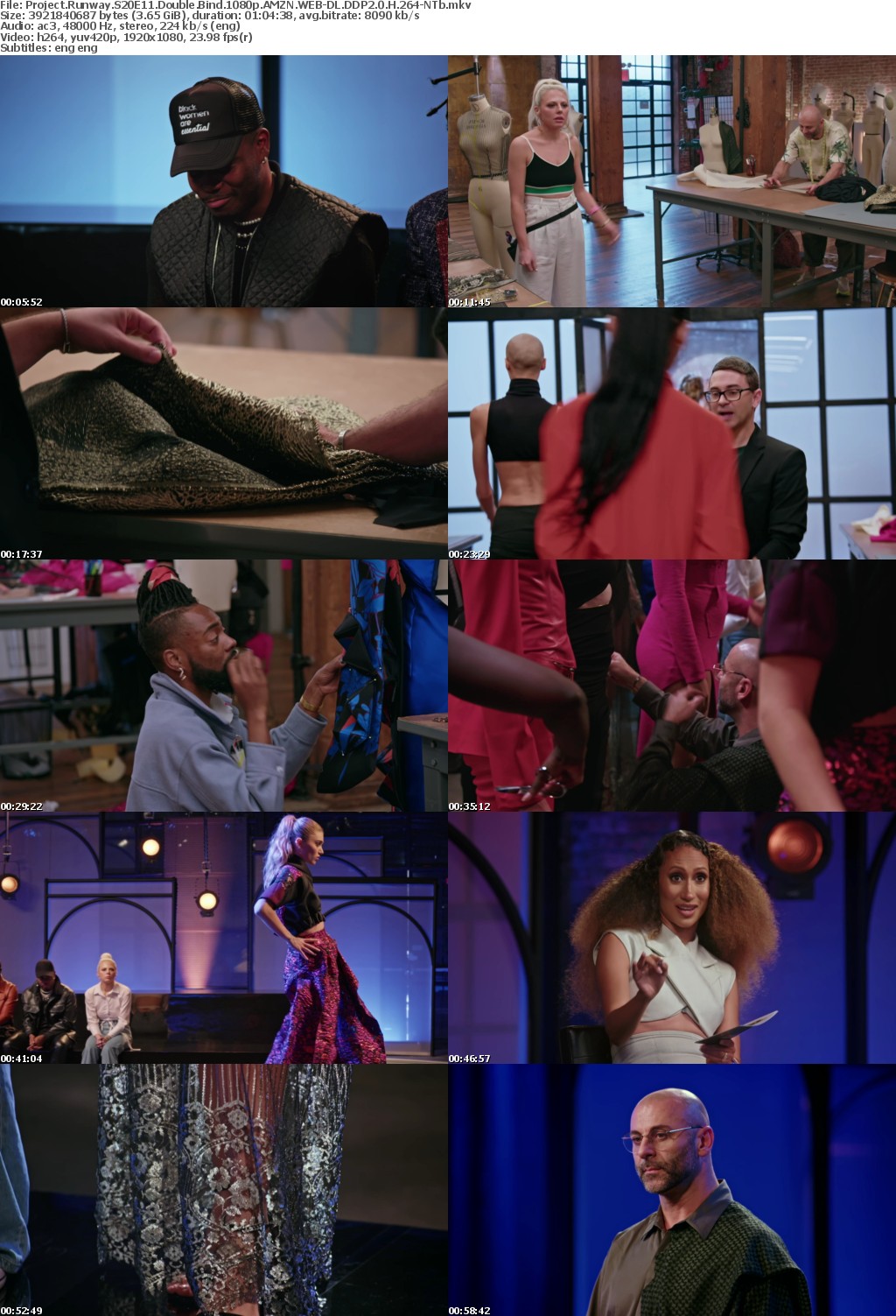Project Runway S20E11 Double Bind 1080p AMZN WEB-DL DDP2 0 H 264-NTb