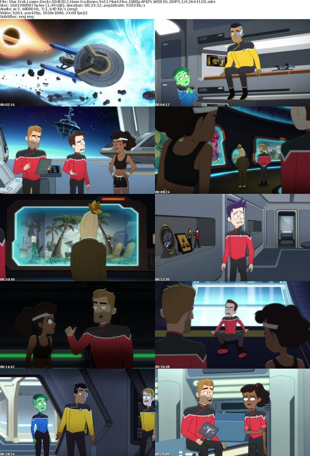 Star Trek Lower Decks S04E02 I Have No Bones Yet I Must Flee 1080p AMZN WEB-DL DDP5 1 H 264-FLUX