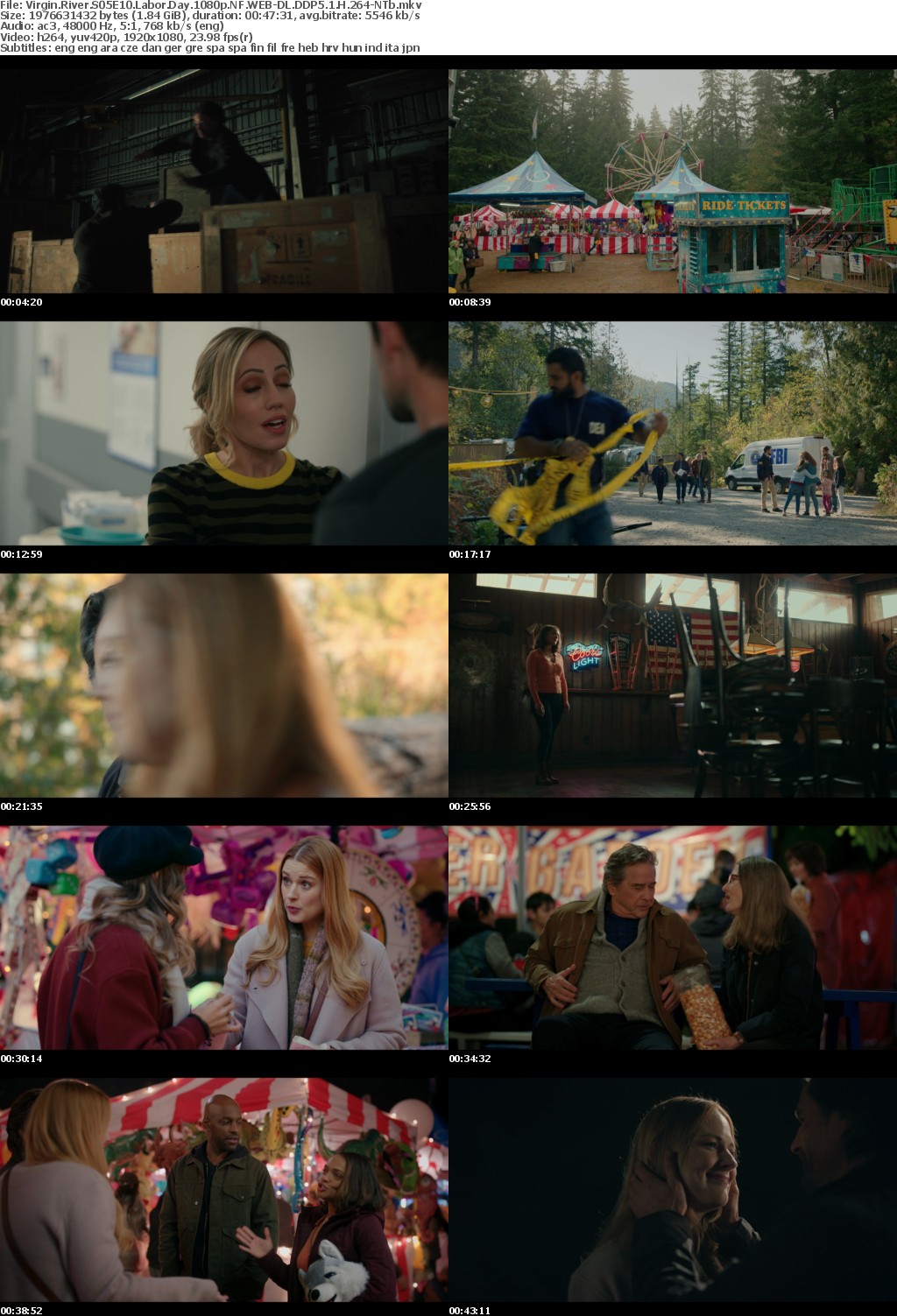 Virgin River S05E10 Labor Day 1080p NF WEB-DL DDP5 1 H 264-NTb