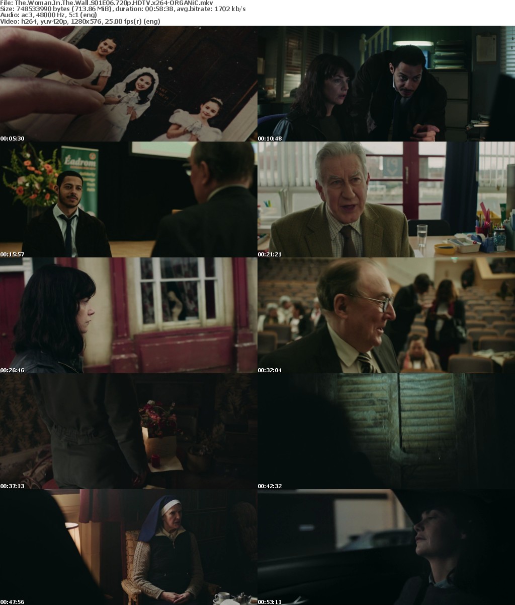 The Woman In The Wall S01E06 720p HDTV x264-ORGANiC