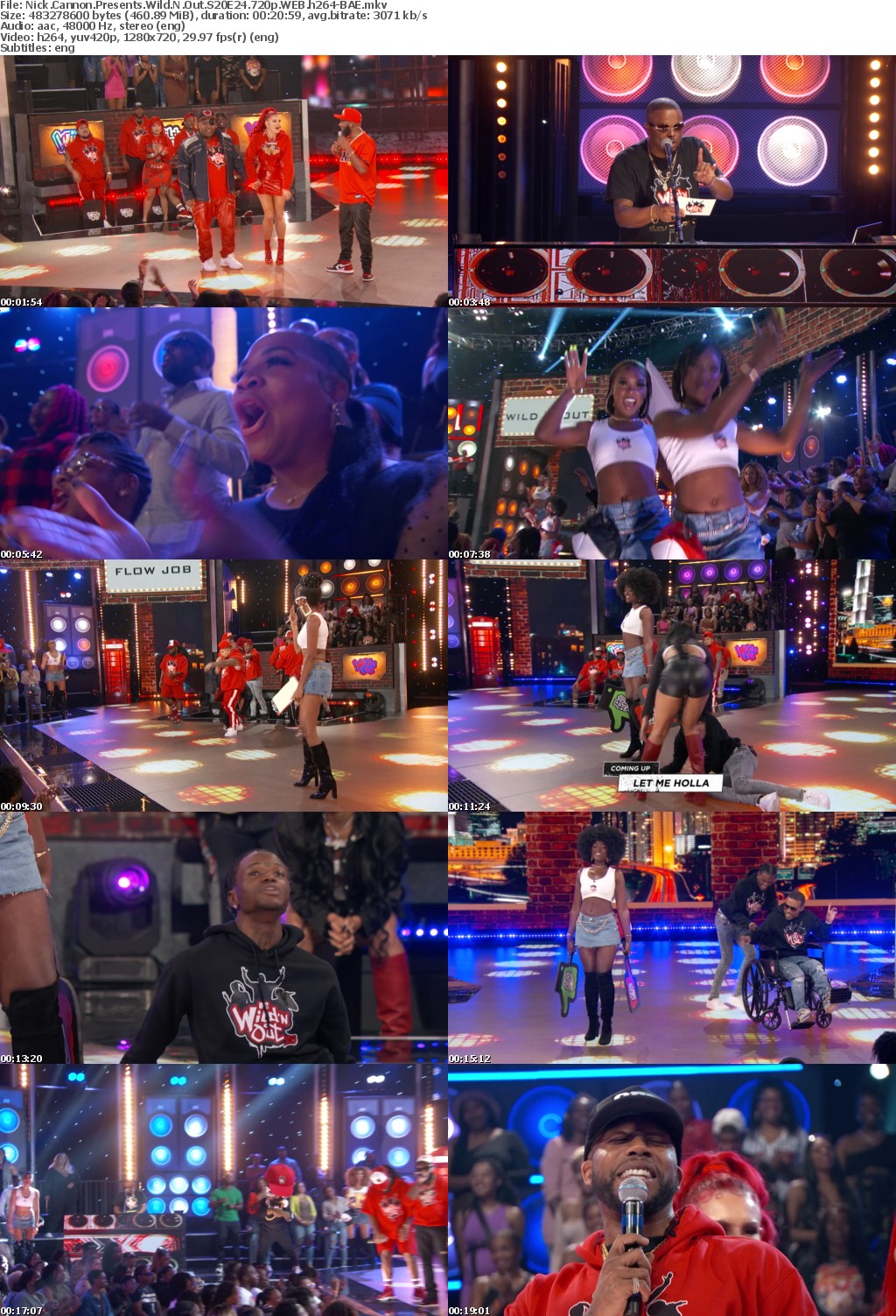 Nick Cannon Presents Wild N Out S20E24 720p WEB h264-BAE