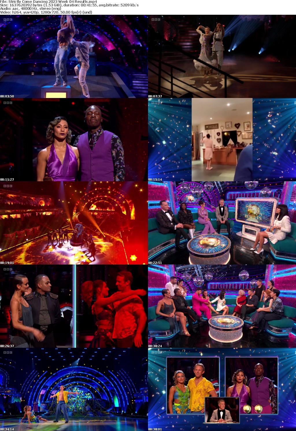 Strictly Come Dancing 2023 Week 04 Results (1280x720p HD, 50fps, soft Eng subs)