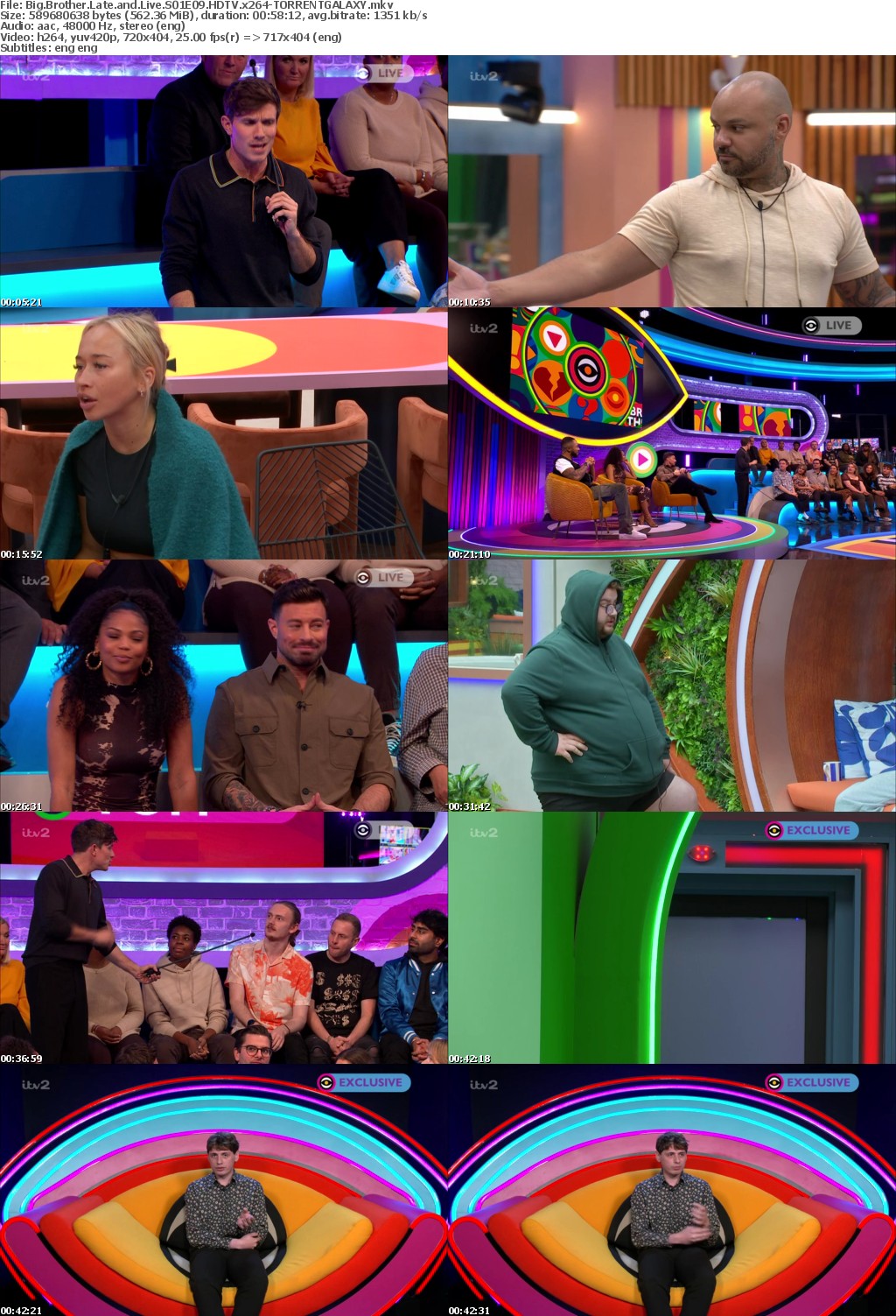 Big Brother Late and Live S01E09 HDTV x264-GALAXY
