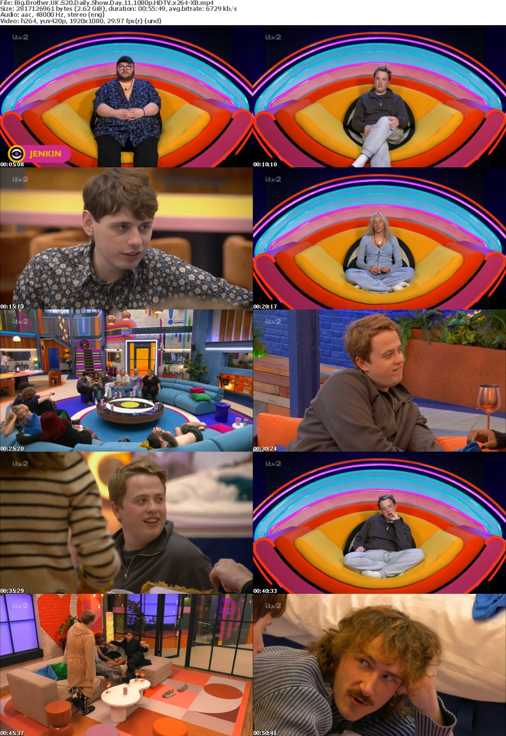 Big Brother UK S20 Daily Show Day 11 1080p HDTV x264-XB