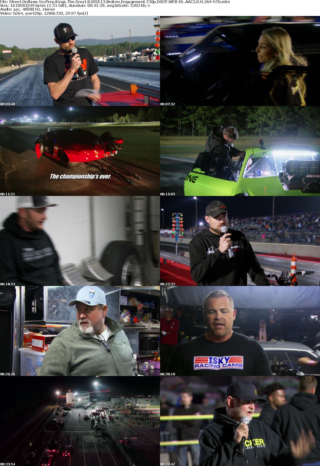 Street Outlaws No Prep Kings The Great 8 S01E13 Broken Engagement 720p DSCP WEB-DL AAC2 0 H 264-NTb