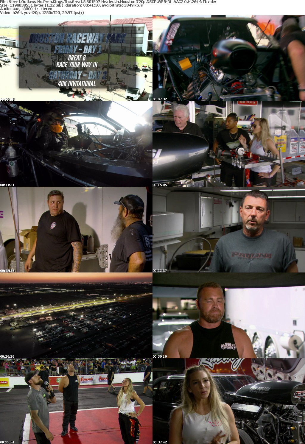 Street Outlaws No Prep Kings The Great 8 S01E07 Heated in Houston 720p DSCP WEB-DL AAC2 0 H 264-NTb
